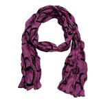 2pcs Hot P Ink Scarf,crinkle Texture Adds Dimension Scarf,vacation,daily Life,evening Party,Office Appropriate Subtlety For Women Men,for Casual Outfits