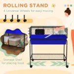 Two-Story Small Animal Cage Removable From Stand
