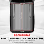 Tri-Fold 5.5FT Soft Truck Bed Tonneau Cover For Ford 2015-2021 F-150 Super Crew--A86313-87M3210101F