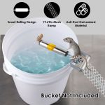 Rolling Mouse Trap With 19.69in Mesh Ramp, Humane Galvanized Metal Rat Trap, Reusable Catch Multiple Mice, Easy To Clean For Home Garage Warehouse Basement