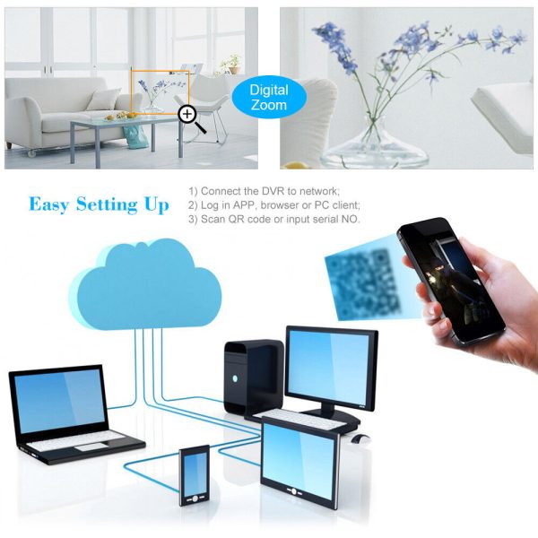 KKmoon DVR Video Recorder And 4 Security Cameras Package