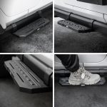 Side Steps For 2018 Wrangler JL 2 Doors Rubicon Only With OEM Rock Rails