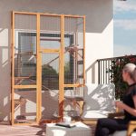 Outdoor Catio Cat Enclosure, Large Wooden Cat House With 6 Jumping Platforms, Scratching Post.For Multiple Packages Shipped, Please Pay Attention To The Details, Dimensions, And Weight.