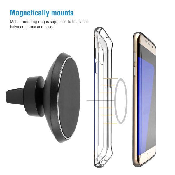 1Pc Magnetic  Qi Wireless Car Charger Car Phone Charger For IOS Phone XS MAX XR Galaxy S10 S9 Tablet GPS Device