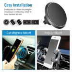 1Pc Magnetic  Qi Wireless Car Charger Car Phone Charger For IOS Phone XS MAX XR Galaxy S10 S9 Tablet GPS Device