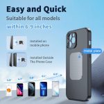 2 Pack Strong Magnetic Car Phone Holder Upgrade Powerful Magnet 360 Degree Rotation Universal Stable Car Cell Phone Mount Compatible With All Mobile Phones