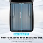 3-Fold 6FT Bed Tonneau Cover For Chevrolet 04-12 Colorado GMC 04-12 Canyon 290--A86315-2020401M32210YS