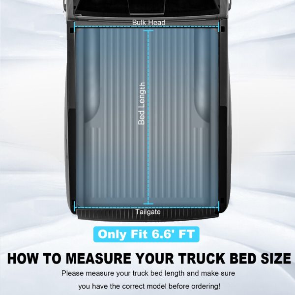 3-Fold 6FT Bed Tonneau Cover For Chevrolet 04-12 Colorado GMC 04-12 Canyon 290--A86315-2020401M32210YS