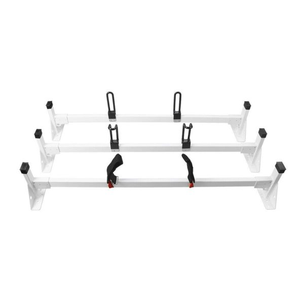 For 2015-2016 Transit Base Standard Cargo Van 3 Bar Ladder Roof Racks Fitslbs