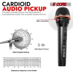 5Core Microphone Dynamic Mic Karaoke Singing Studio XLR Mics Handheld Microfono