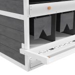Chicken Nesting Box, 8 Compartment Wood Laying Boxes For Chicken Coop