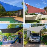 Prohibited From Sale On Amazon XISHAN 16'X20' Mocha,Rust Red,Sand HDPE Sunshade Sail, 160 Grams