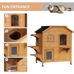 Wooden Cat House