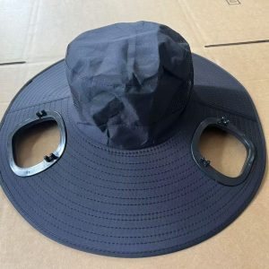Men's Sun Shading Large Eave Sun Shading Solar Fan Cap