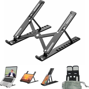 LAPTOP STAND PORTABLE ADJUSTABLE TABLET HOLDER DESK RISER FOR NOTEBOOK BOOK