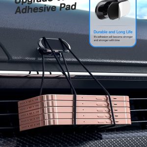 2 Pack Strong Magnetic Car Phone Holder Upgrade Powerful Magnet 360 Degree Rotation Universal Stable Car Cell Phone Mount Compatible With All Mobile Phones