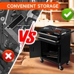 Only For Shipping On Waybill Double-door Cabinet With Two Drawers Tool Cart TT202BK