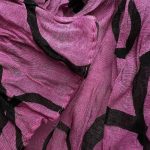2pcs Hot P Ink Scarf,crinkle Texture Adds Dimension Scarf,vacation,daily Life,evening Party,Office Appropriate Subtlety For Women Men,for Casual Outfits