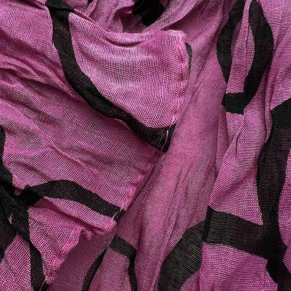 2pcs Hot P Ink Scarf,crinkle Texture Adds Dimension Scarf,vacation,daily Life,evening Party,Office Appropriate Subtlety For Women Men,for Casual Outfits
