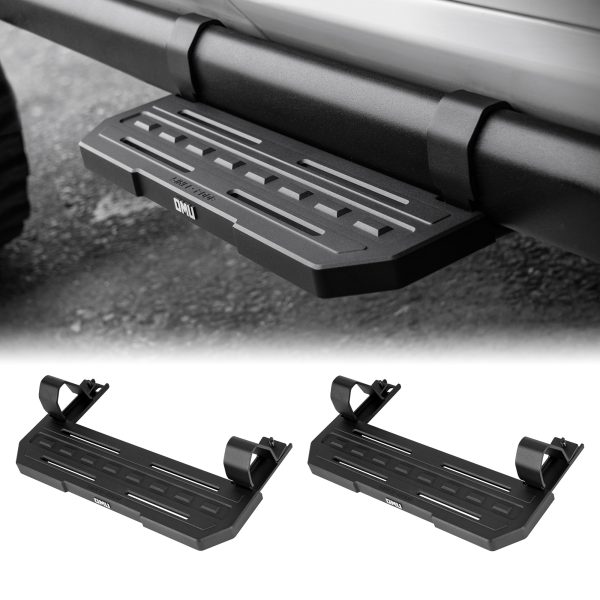 Side Steps For 2018 Wrangler JL 2 Doors Rubicon Only With OEM Rock Rails