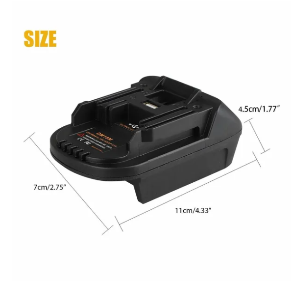 USB Battery Adapter Converter To 20V Convert To 18V
