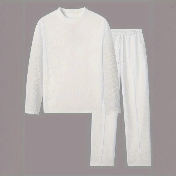 Mens Basic Minimalist Solid-Color Suit