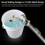 Rolling Mouse Trap With 19.69in Mesh Ramp, Humane Galvanized Metal Rat Trap, Reusable Catch Multiple Mice, Easy To Clean For Home Garage Warehouse Basement
