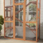 Outdoor Catio Cat Enclosure, Large Wooden Cat House With 6 Jumping Platforms, Scratching Post.For Multiple Packages Shipped, Please Pay Attention To The Details, Dimensions, And Weight.