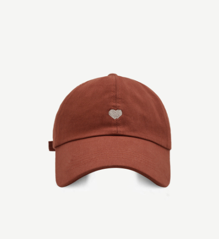 Preppy Style Love Embroidery Ponytail Half Topless Hat