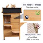 Wooden Cat House
