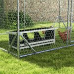 Wood Nesting Boxes Chicken Coop Accessories for Up to 3 Chickens, with Asphalt Roof, Gray