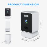 Window-Specific Security Camera, HD Night Vision USB Powered, Mobile Remote Window View, No Wiring Easy Install Home Security Cam
