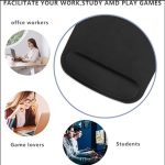 Ergonomic Mouse Pad With Wrist Support Comfort Memory Foam Mousepad For Office & Gaming