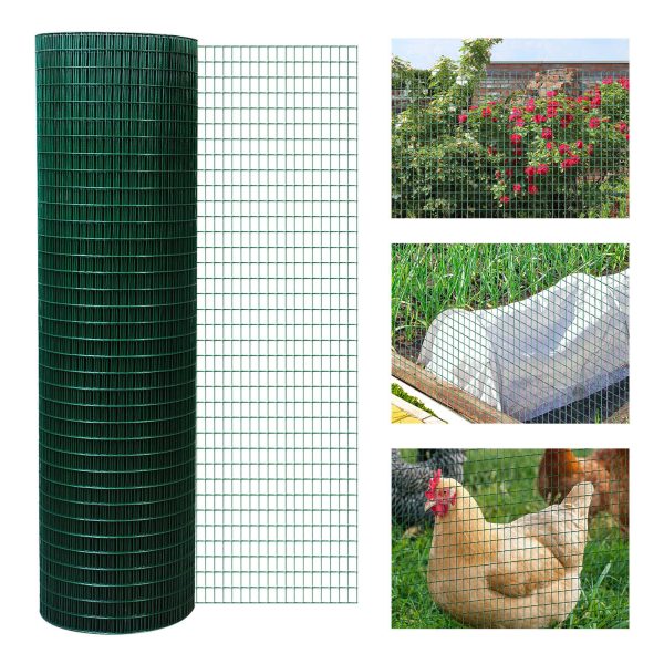 PVC Coated Steel Chicken Rabbit Mesh Fencing Wire Garden Galvanized Fence Border