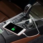 Universal 15W-3.1A Dual USB Car Charger Adapter Aluminum Alloy Fast Car Charging Adapter For IOS Phone XR XS Tablet PC