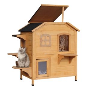 Wooden Cat House
