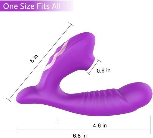Sex Vibrator Toy, G-spot Vibrator With 10 Vibration Modes And 10 Suction Modes, Couple Vibrator, Vibrator For G-spot Stimulation, Adult Sex Toy For Women Or Couples