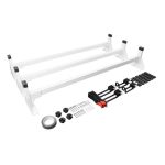 For 2015-2016 Transit Base Standard Cargo Van 3 Bar Ladder Roof Racks Fitslbs