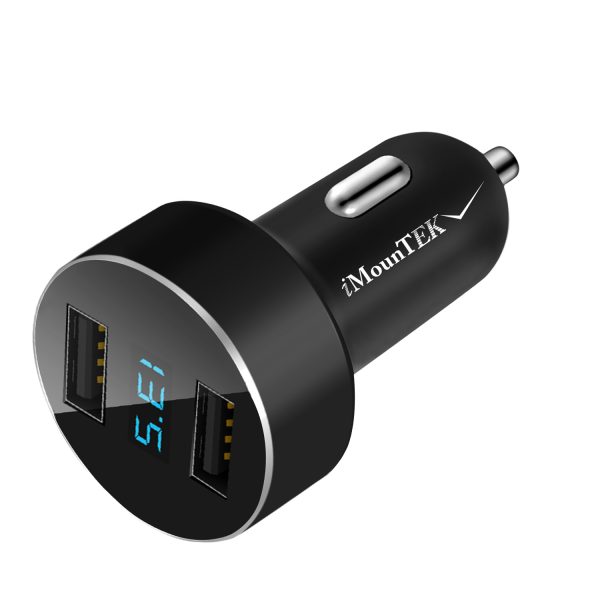 Universal 15W-3.1A Dual USB Car Charger Adapter Aluminum Alloy Fast Car Charging Adapter For IOS Phone XR XS Tablet PC