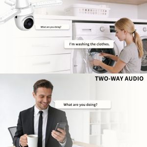 Only Self Pickup---Surveillance Camera Three-leaf Fan Bulb