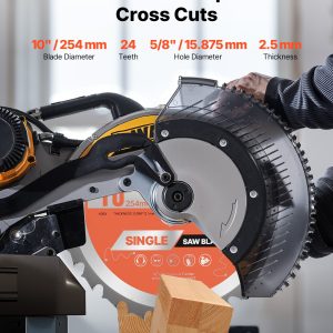 Circular Saw Blade Wood Cutting Blade For Circular Saw 10 Inch 24 Teeth