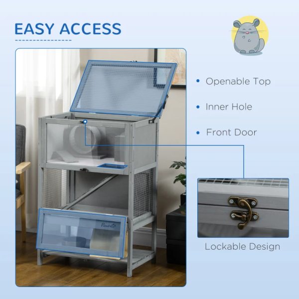 5-Tier Hamster Cage Mice Habitat Rat Habitat With Openable Top
