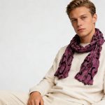 2pcs Hot P Ink Scarf,crinkle Texture Adds Dimension Scarf,vacation,daily Life,evening Party,Office Appropriate Subtlety For Women Men,for Casual Outfits