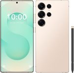 C25 Ultra Unlocked Phone,5G Smartphone 8GB 256GB 7.3-inch Android 14 Cell Phone 6800mAh Large Battery Dual SIM Face GPS