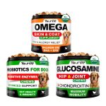 Youmile Hip & Joint Health Supplement For Dogs 120 Chews, Glucosamine Chondroitin MSM Dog Chews With Hyaluronic Acid, Liver Flavored Bone & Joint Support Supplement, For All Breeds