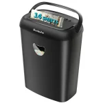 Paper Shredder, 14 Sheet Cross Cut, 6.6 Gallon Basket, P-4 Security Level, 3 Mode Design - Jam Proof Heavy Duty Shredder For Home And Office