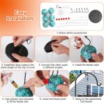 1Pc Wind Chimes Humming Bird Feeder Ant And Bee Proof Outdoor Hanging Hummingbird Feeder For Viewing Decoration For Garden Patio Yard Balcony