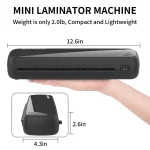 4-In-1Laminator Machine,It Has Quick Warm-Up, Fast Laminating Documentation And Photos, Increases Their Long-Term Color Preservation. Suitable For Family, Office And School-FBA Shipping