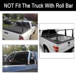 Black Soft Vinyl Lock & Roll-Up Tonneau Cover Assembly Fit 14-21 Tundra 6.5' Bed--A80034-1265T