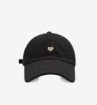 Preppy Style Love Embroidery Ponytail Half Topless Hat